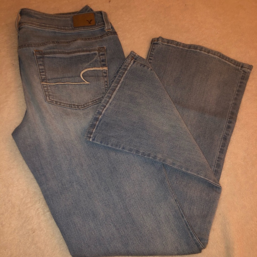 American eagle bootcut super stretch jeans